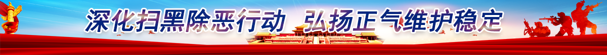 深化扫黑除恶行动 弘扬正气维护稳定