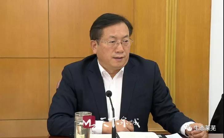 省委常委济南市委书记王忠林到莱芜区调研