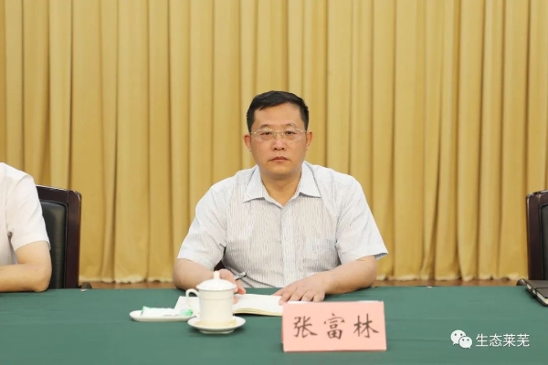 区政协主席张富林,区委副书记于炳基,莱芜高新区党工委副书记,管委会