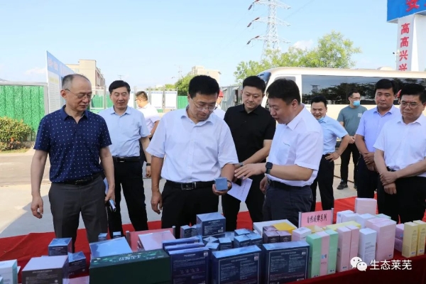 李光辉到莱芜高新区调研重点项目建设