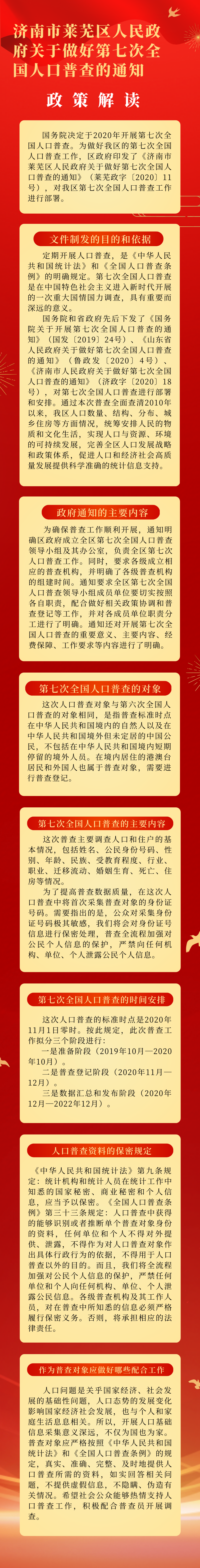 《济南市莱芜区人民政府关于做好第七次全国人口普查的通知》图片解读.png